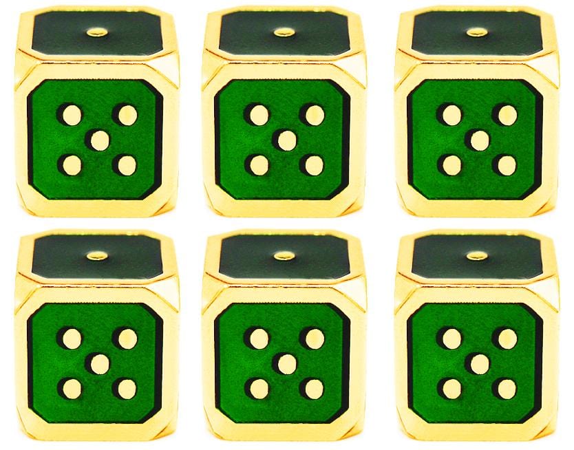 12mm Metal Pip D6 Dice Metal Dice Foam Brain Games