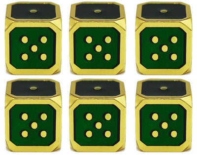12mm Metal Pip D6 Dice Metal Dice Foam Brain Games