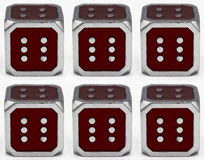 12mm Metal Pip D6 Dice Metal Dice Foam Brain Games