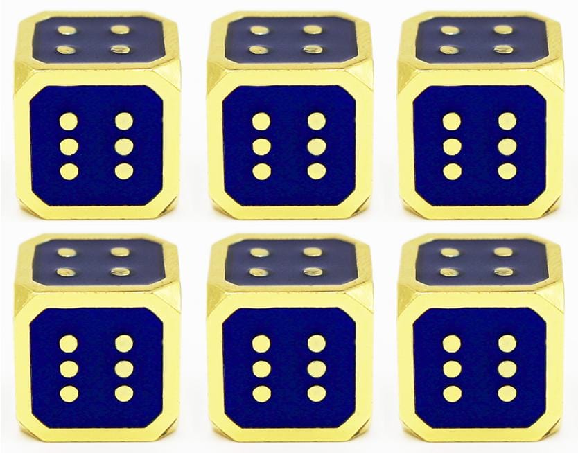 12mm Metal Pip D6 Dice Metal Dice Foam Brain Games