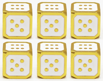 12mm Metal Pip D6 Dice Metal Dice Foam Brain Games