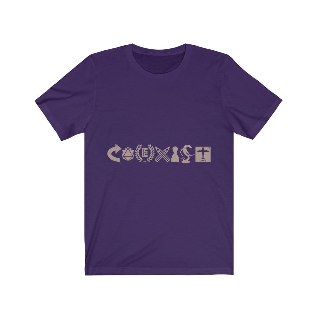 Coexist Tee Shirt T-Shirt Printify