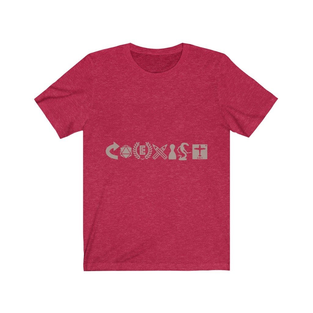 Coexist Tee Shirt T-Shirt Printify