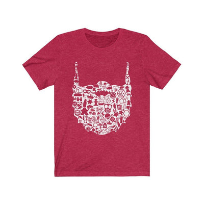 Bearded Gamer Tee Shirt T-Shirt Printify