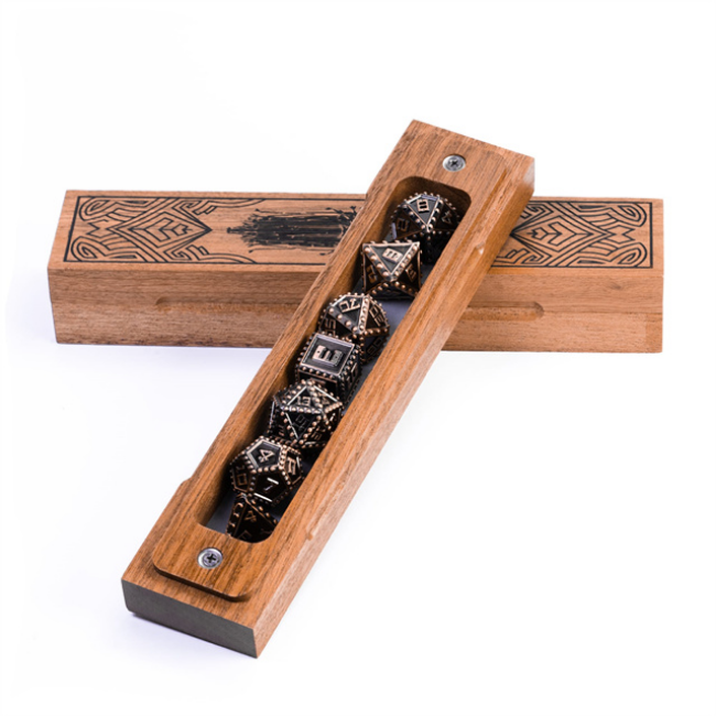 Ancestral Tomb - Sapele Wood Dice Box Dice Box Foam Brain Games