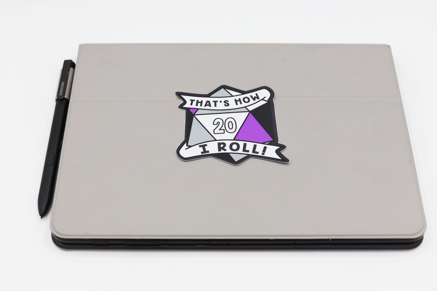 That's How I Roll Sticker - Asexual Pride Stickers Foam Brain Games
