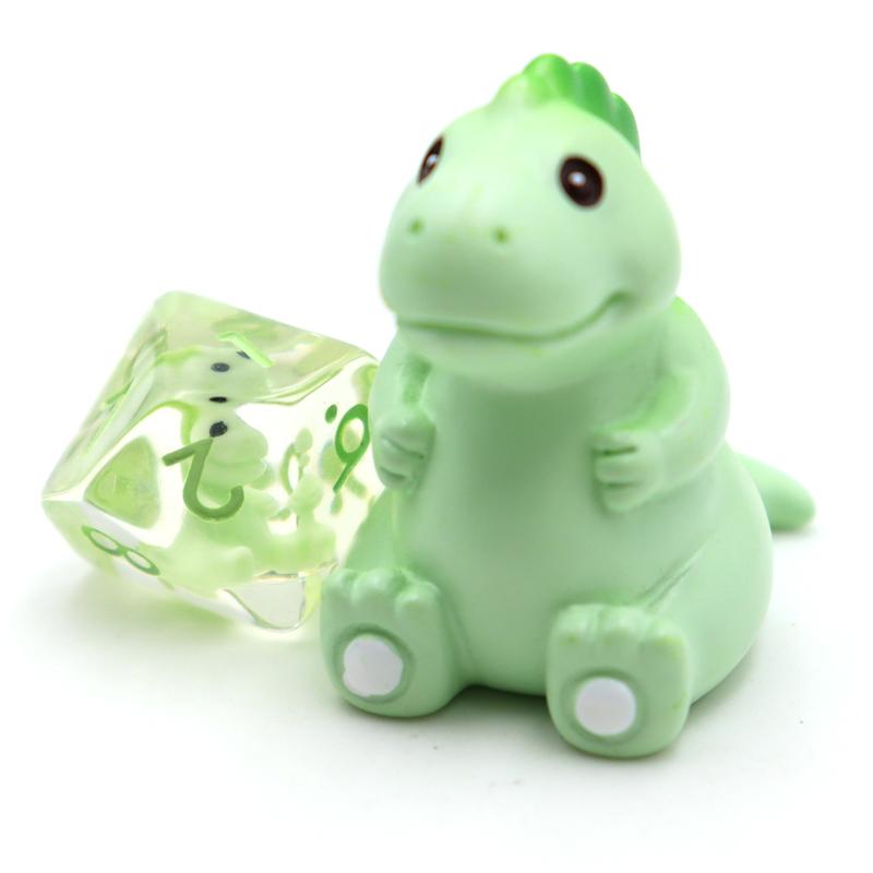 Baby T-Rex RPG Dice Set Plastic Dice Foam Brain Games