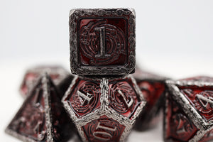 Bardic Song: Mezzo - Metal RPG Dice Set Metal Dice Foam Brain Games