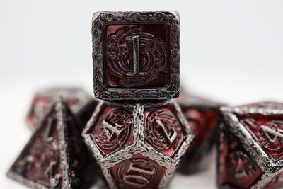 Bardic Song: Mezzo - Metal RPG Dice Set Metal Dice Foam Brain Games