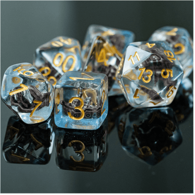 Boat RPG Dice Set Plastic Dice Foam Brain Games
