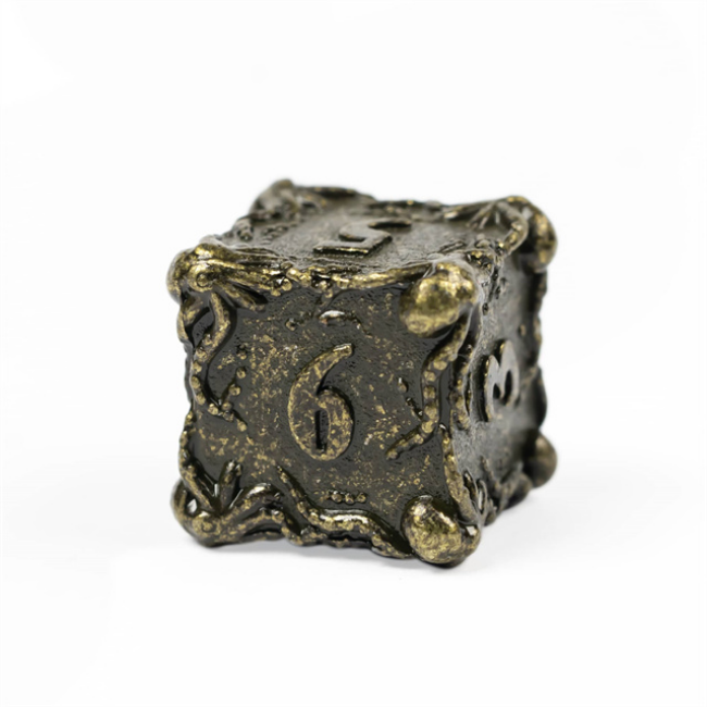 Kraken Jewels: Bronze - Metal RPG Dice Set Metal Dice Foam Brain Games