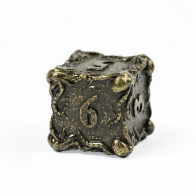 Kraken Jewels: Bronze - Metal RPG Dice Set Metal Dice Foam Brain Games
