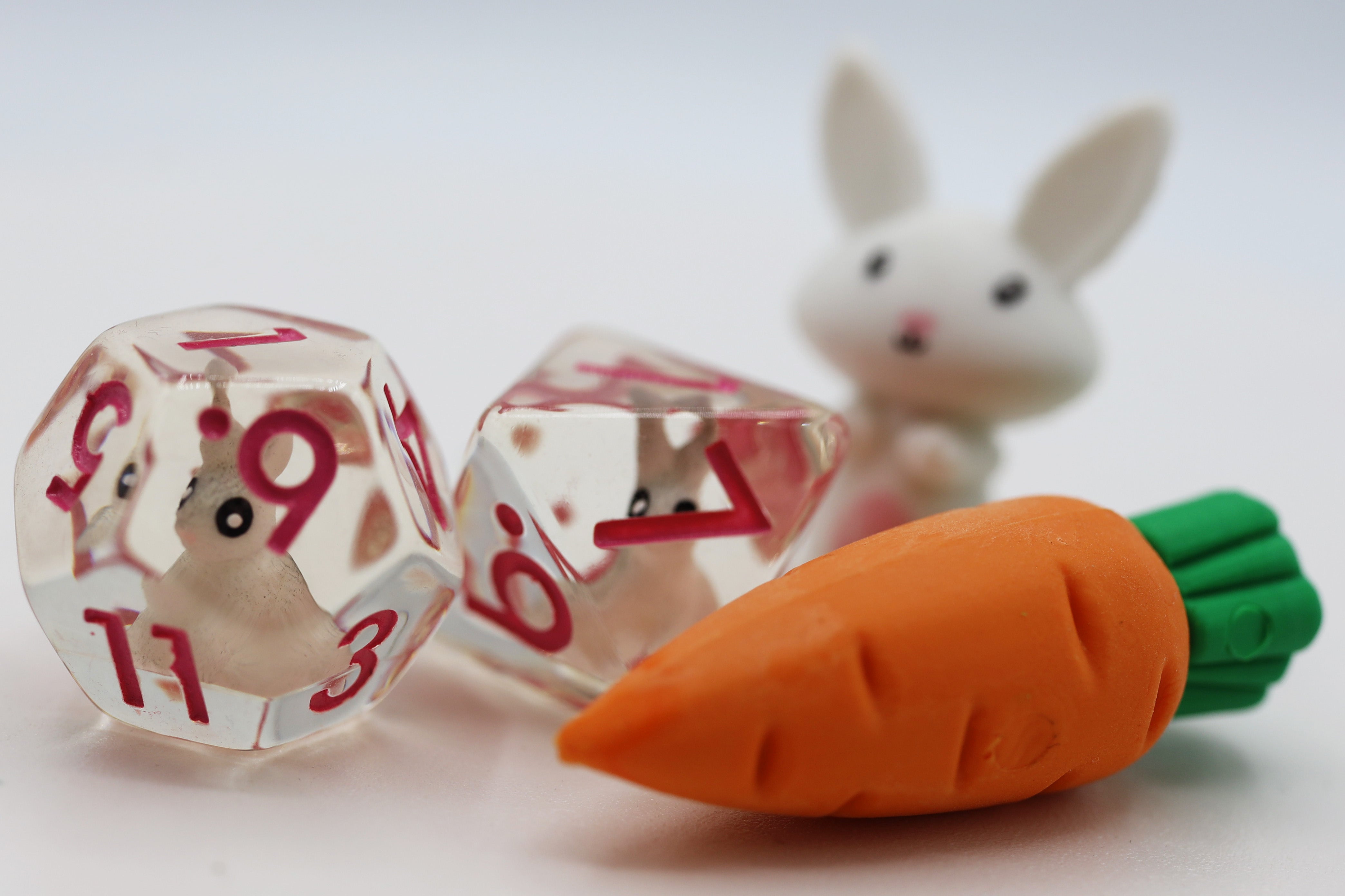 Backyard Bunny RPG Dice Set – Foam Brain Games