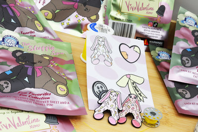 Foam Brain x Stuffie Spa: Fan Favorites Enamel Pin Foam Brain Games