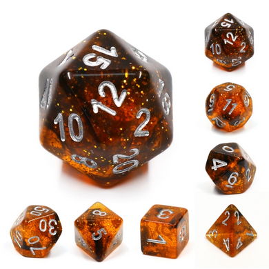 Campfire RPG Dice Set Plastic Dice Foam Brain Games