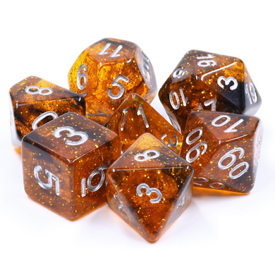 Campfire RPG Dice Set Plastic Dice Foam Brain Games