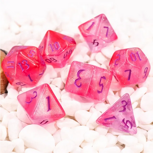 Cheshire RPG Dice Set Plastic Dice Foam Brain Games