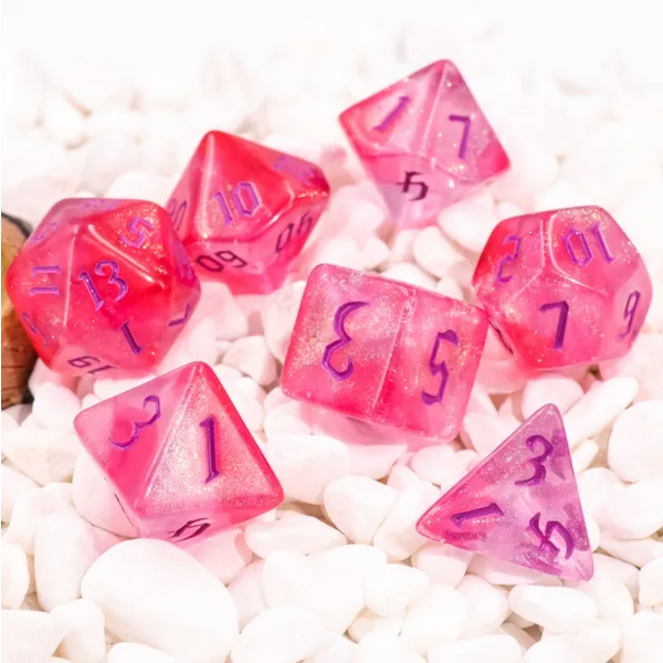 Cheshire RPG Dice Set Plastic Dice Foam Brain Games