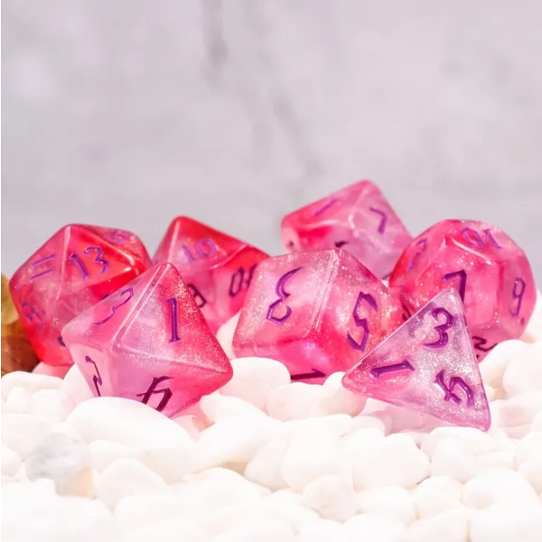 Cheshire RPG Dice Set Plastic Dice Foam Brain Games