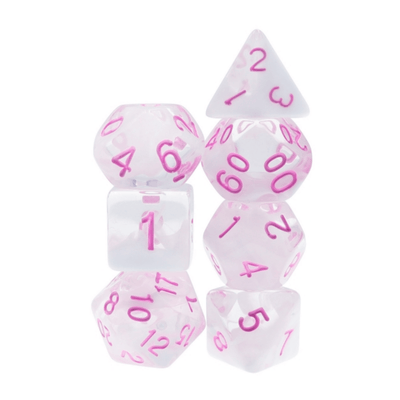 Cloudy Passion RPG Dice Set Plastic Dice Foam Brain Games