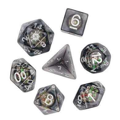 Compass RPG Dice Set Plastic Dice Foam Brain Games