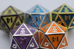 Acquisitions Inc PAX East 2023 Limited Edition D20 Set Metal Dice Foam Brain Games