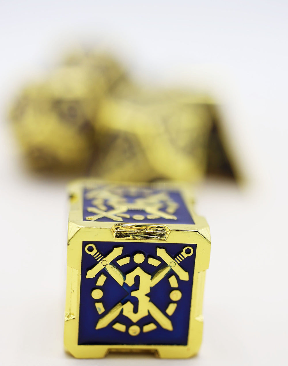 Crossed Swords: Deep Sea Sword - Metal RPG Dice Set Metal Dice Foam Brain Games