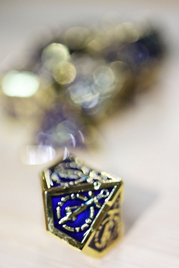 Crossed Swords: Deep Sea Sword - Metal RPG Dice Set Metal Dice Foam Brain Games