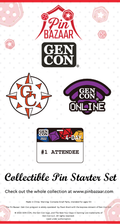 Pin Bazaar: Gen Con 2022 Starter Set  Pin Bazaar