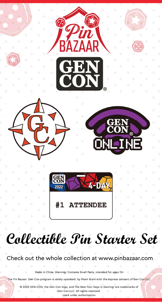 Pin Bazaar: Gen Con 2022 Starter Set  Pin Bazaar