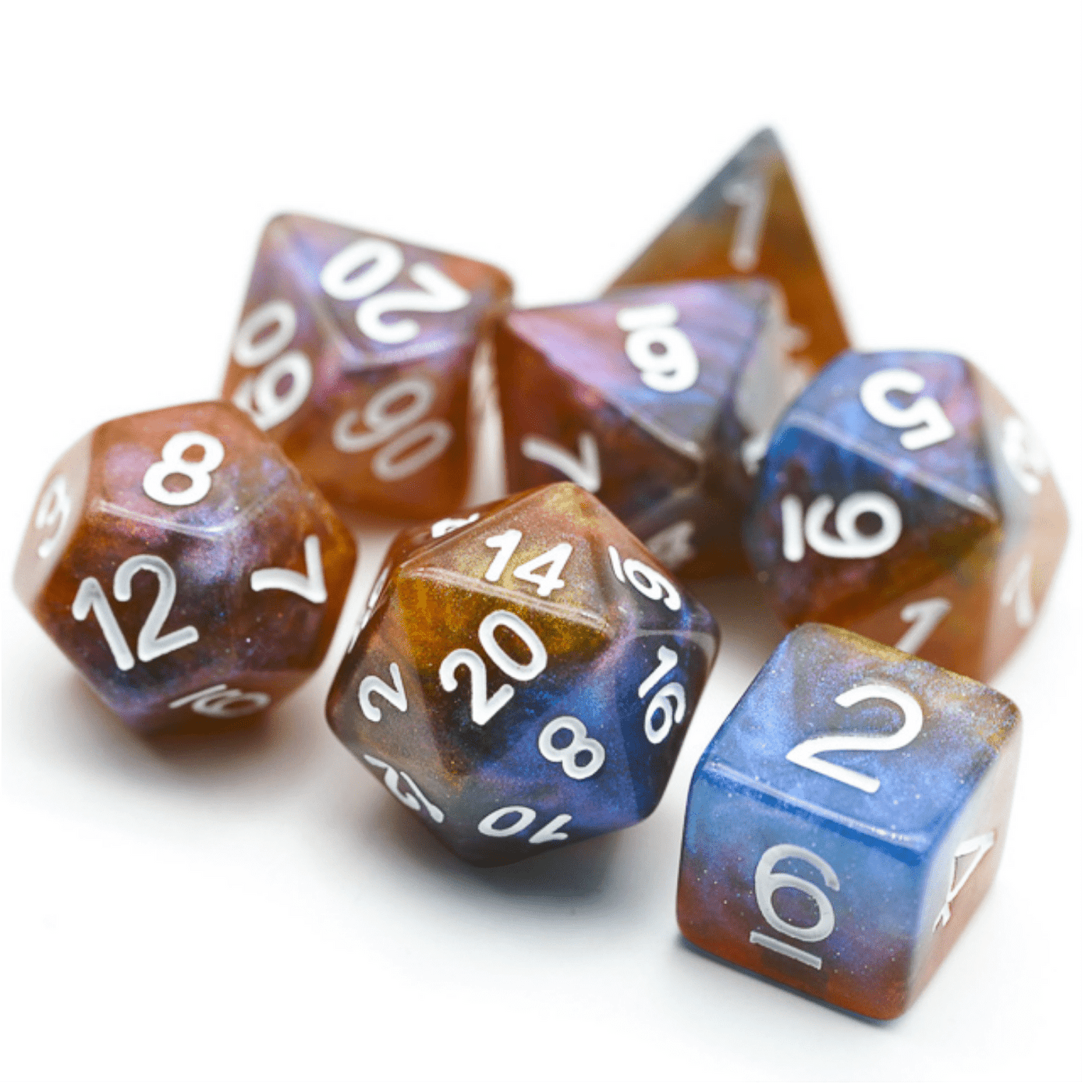 Eclipse RPG Dice Set Plastic Dice Foam Brain Games