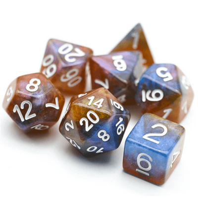 Eclipse RPG Dice Set Plastic Dice Foam Brain Games