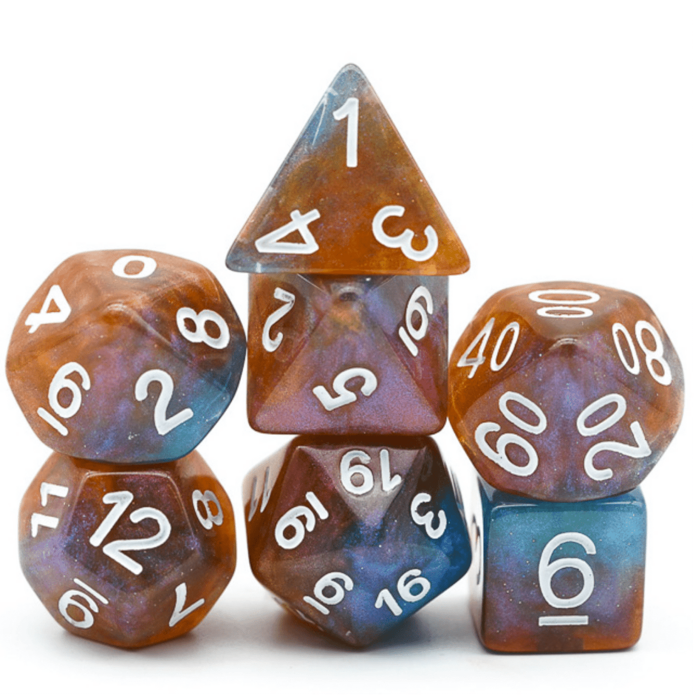 Eclipse RPG Dice Set Plastic Dice Foam Brain Games