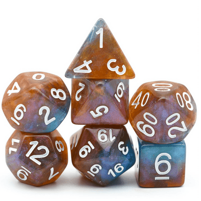 Eclipse RPG Dice Set Plastic Dice Foam Brain Games