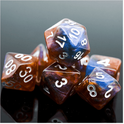 Eclipse RPG Dice Set Plastic Dice Foam Brain Games