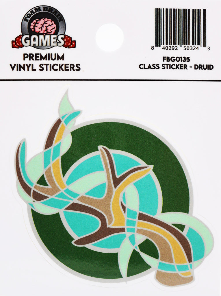 Class Sticker - Druid Stickers Foam Brain Games