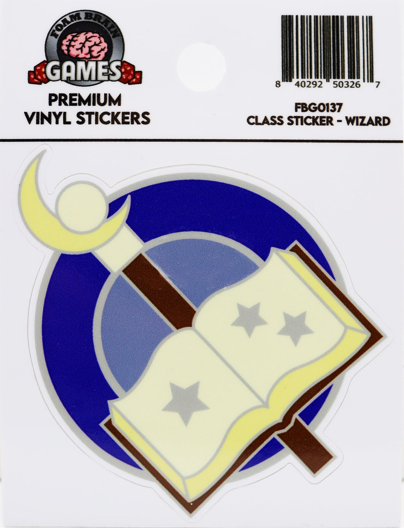 Class Sticker - Wizard Stickers Foam Brain Games