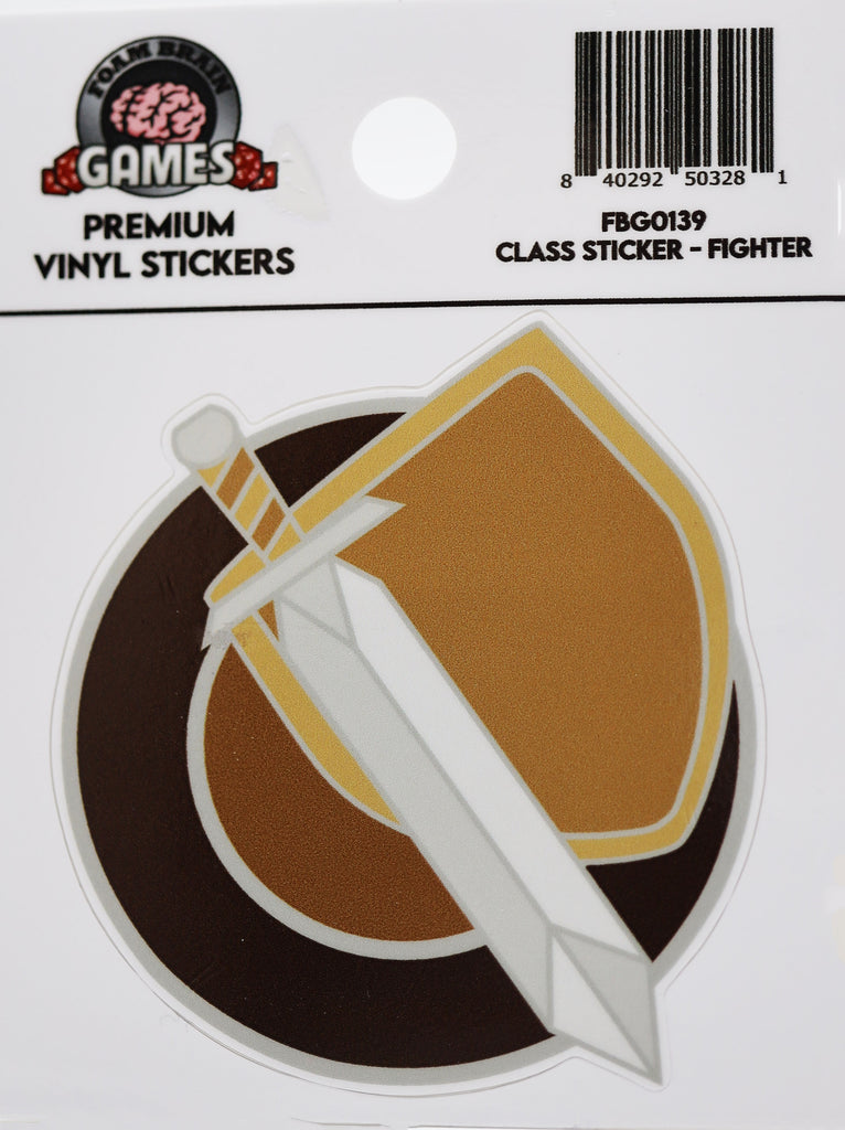 Class Sticker - Fighter Stickers Foam Brain Games