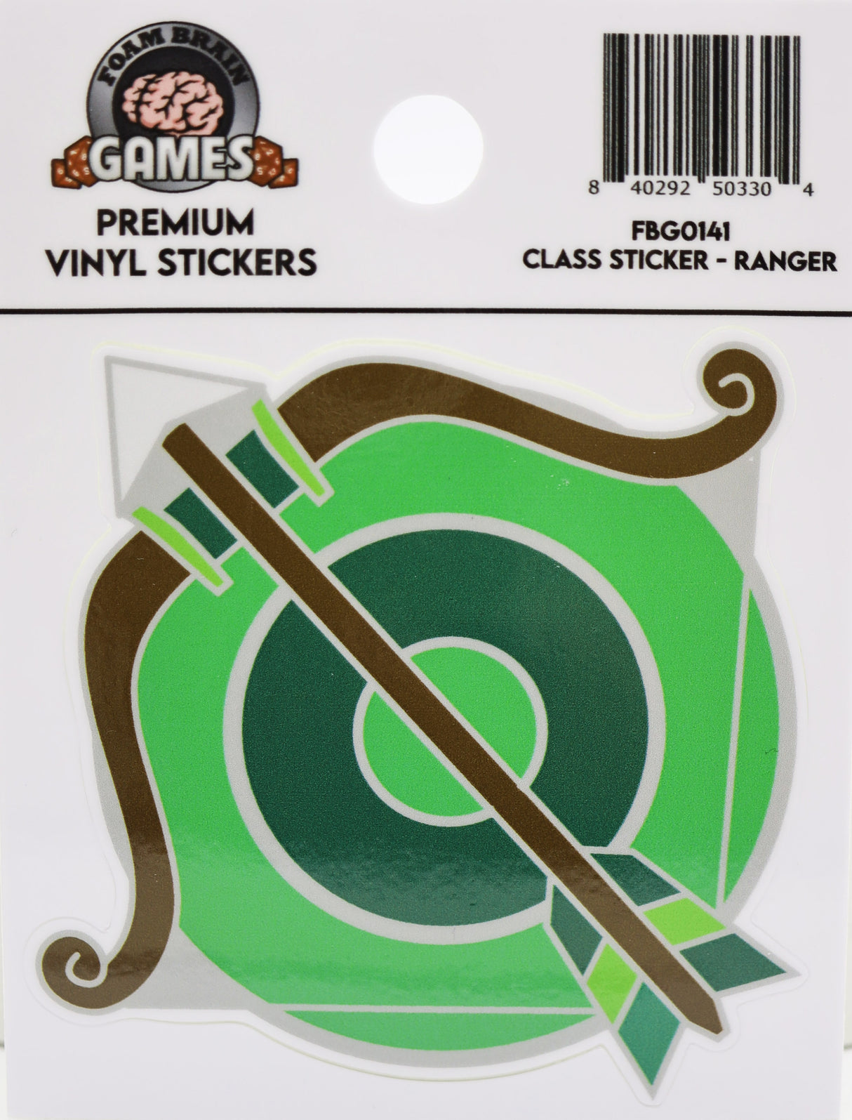 Class Sticker - Ranger Stickers Foam Brain Games