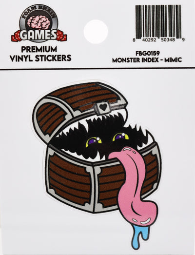 Monster Index Sticker: Mimic Stickers Foam Brain Games