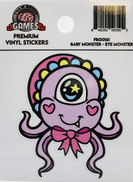 Baby Monster Sticker: Eye Monster Stickers Foam Brain Games