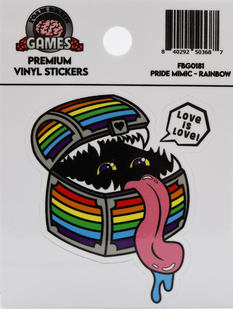 Pride Mimic Sticker: Rainbow Stickers Foam Brain Games