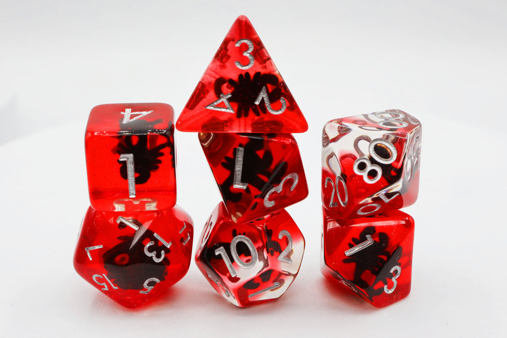 Scorpion RPG Dice Set Plastic Dice Foam Brain Games