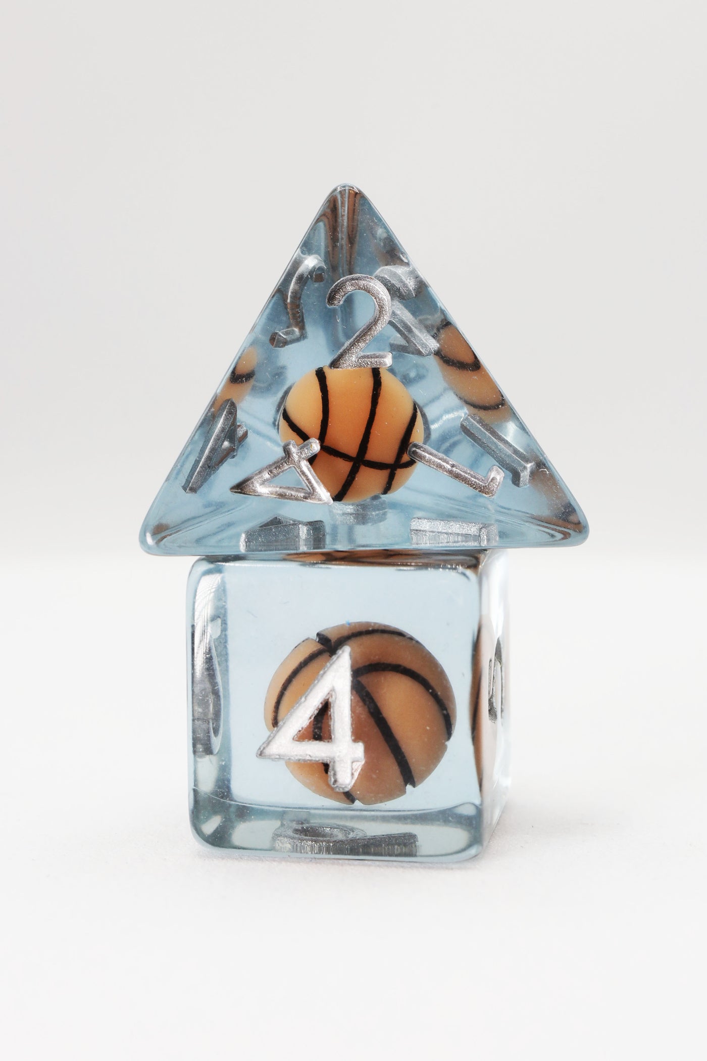 Basketball RPG Dice Set Plastic Dice Foam Brain Games