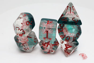 Baby Spider RPG Dice Set Plastic Dice Foam Brain Games