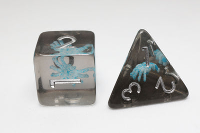 Water Spider RPG Dice Set Plastic Dice Foam Brain Games
