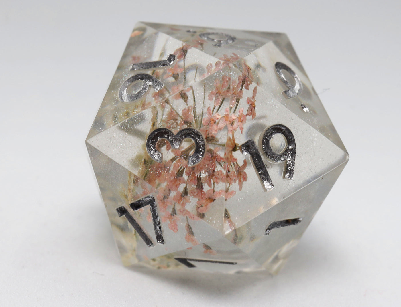 Sharp Edge Resin RPG Dice Set - Winter Meadow Plastic Dice Foam Brain Games