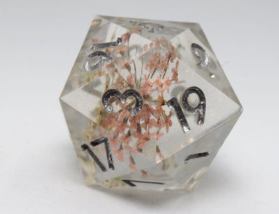 Sharp Edge Resin RPG Dice Set - Winter Meadow Plastic Dice Foam Brain Games