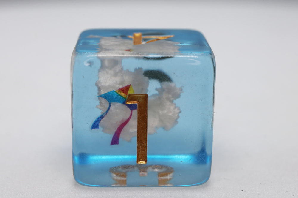 Kite & Clouds RPG Dice Set Plastic Dice Foam Brain Games