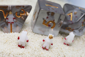 Astronaut RPG Dice Set Plastic Dice Foam Brain Games